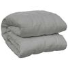 vidaXL Weighted Blanket Grey 220x235 cm King 11 kg Fabric