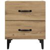 vidaXL Bed Cabinet Artisan Oak 40 x 35 x 47.5 cm Engineered Wood