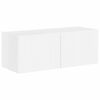 vidaXL Wall-mounted 6 pcs High Gloss White