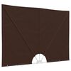 vidaXL Balcony Privacy Screen Rectangular 240 x 160 cm Polyester Brown