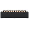 vidaXL Bed Frame without Mattress Black 90x190 cm Single Faux Leather