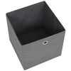 vidaXL Storage Boxes 4 pcs Non-woven Fabric 28x28x28 cm Grey