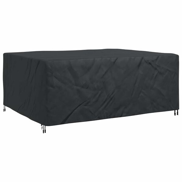 vidaXL Furniture Cover Plain Black 240 x 190 x 90 cm 420D