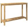 vidaXL Garden Console Table Whitewash 108.5 x 35 x 75 cm