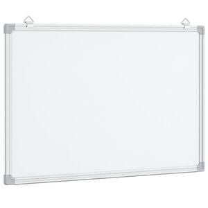 vidaXL Magnetic Whiteboard 40x30x1,7 cm Aluminium