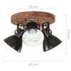 vidaXL Industrial Ceiling Lamp 25 W Black 42x27 cm E27