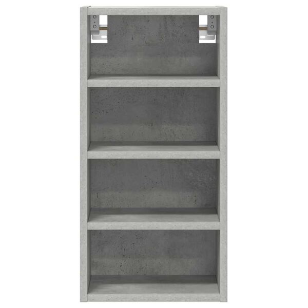 vidaXL Hanging Cabinet Riga Concrete Grey 30x29.5x60 cm Engineered Wood