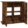 vidaXL Aquarium Stand Smoked Oak 81x36x73 cm Engineered Wood