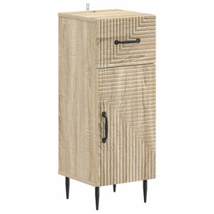 vidaXL Bathroom Storage Cainet HAARLEM Sonoma Oak 30 x 31 x 80 cm