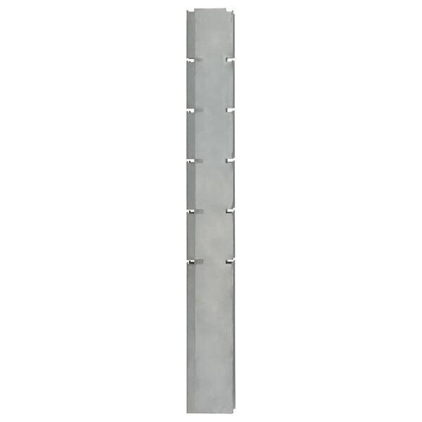 vidaXL Garden Fence Posts 30 pcs Silver 160 cm&nbsp;Galvanised Steel