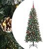vidaXL Artificial Christmas Tree with 150 LEDs Green 66 x 66 x 150 cm