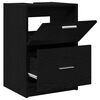 vidaXL Bathroom Cabinet Black Oak 40 x 37 x 59 cm Engineered wood
