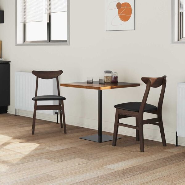 vidaXL Dining Chairs 2 pcs Light Brown 42 x 47.5 x 81 cm