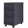 vidaXL Drawer Unit 33x45x60 cm Black