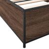 vidaXL Bed Frame without Mattress Brown Oak 75x190 cm Small Single