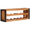 vidaXL Wine Rack Brown 120 x 45 x 33 cm Solid Acacia Wood
