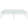 vidaXL Metal Bed Frame without Mattress White 160x200cm