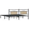 vidaXL Bed Frame without Mattress Sonoma Oak 160x200 cm Engineered Wood