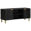 vidaXL TV Cabinet Black 105x33x46 cm Engineered Wood