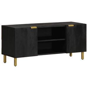 vidaXL TV Cabinet Black 105x33x46 cm Engineered Wood