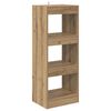 vidaXL Book Cabinet Artisan oak 37 x 30 x 103 cm Engineered wood