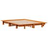 vidaXL Bed Frame without Mattress Wax Brown 120x200 cm Solid Wood Pine