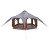 vidaXL Family Tent Grey and Orange 5-Person