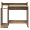 vidaXL Desk with Shelf Artisan Oak 97 x 45 x 90 cm Engineered Wood