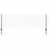 vidaXL Welded Wire Fence with Post 10 x 0.8 m PVC-Coated Steel Green