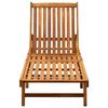 vidaXL Sun Lounger Solid Acacia Wood