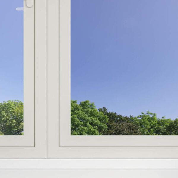 vidaXL Solar Films 3 pcs Static Reflective Effect Silver PVC