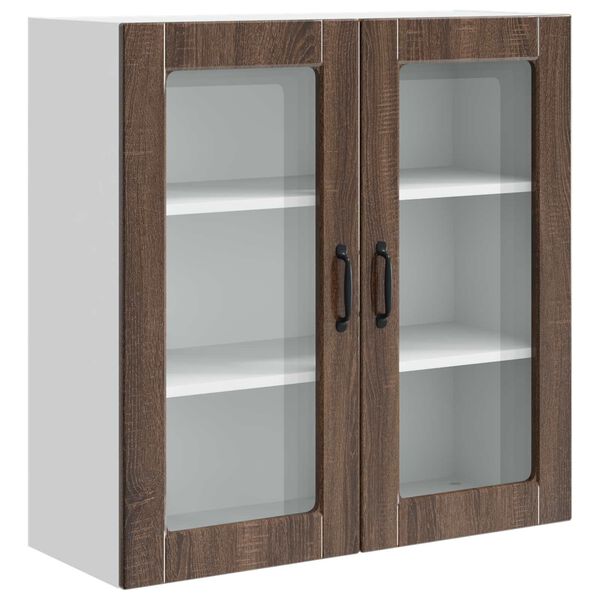 vidaXL Kitchen Cabinet Brown Oak 80 x 31 x 80 cm Engineered Wood