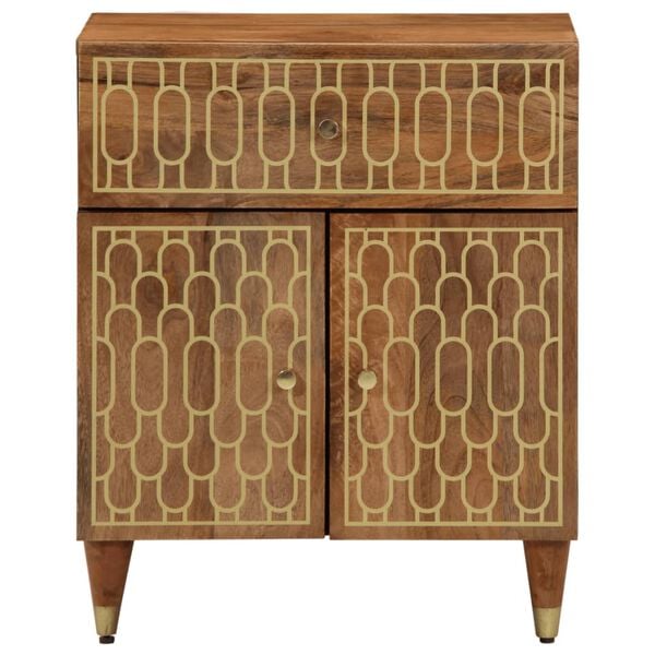 vidaXL Bedside Cabinet 50x33x60 cm Solid Wood Mango
