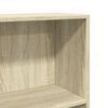 vidaXL Bookcase Sonoma Oak 60x24x109 cm Engineered Wood