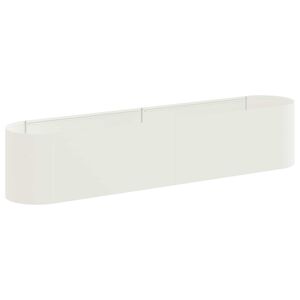 vidaXL Raised Garden Bed White 200 x 40x 40 cm