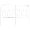 vidaXL Metal Headboard White 140 cm