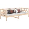vidaXL Day Bed without Mattress Solid Wood Pine 80x200 cm