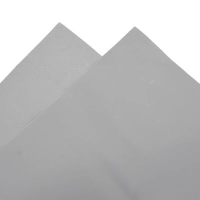 vidaXL Tarpaulin Grey 1x2.5 m 650 g/m²
