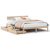vidaXL Bed Frame without Mattress 140x200 cm Solid Wood Pine