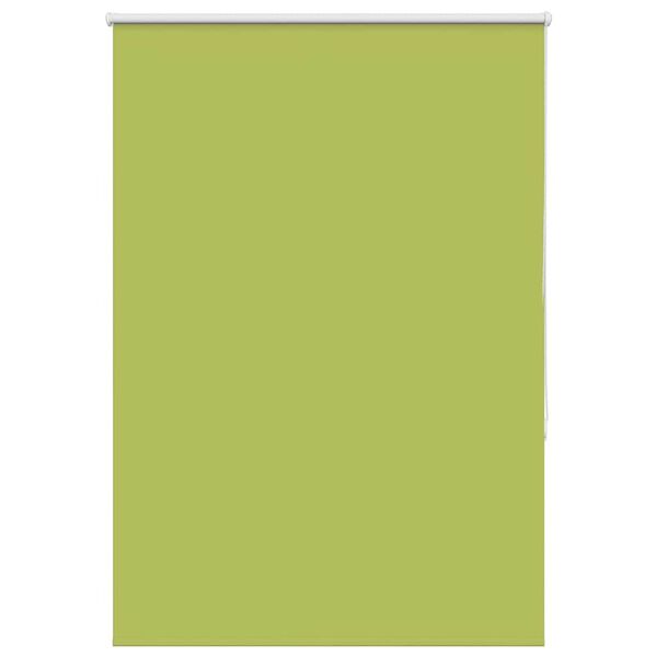 vidaXL Roller Blind Blackout Leaves Green 105x150 cm Fabric Width 100.7 cm Polyester