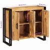vidaXL Sideboard Brown 80 x 33 x 70 cm Solid mango wood