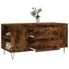 vidaXL Coffee Table Smoked Oak 102x44.5x50 cm Engineered Wood
