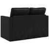 vidaXL Folding Sofa Bed Black 112 x 60 x 55 cm PVC