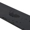 vidaXL Rubber Edge for Snow Plow Black 100x10x1 cm