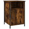 vidaXL Bedside Cabinets 2 pcs Smoked Oak 40x42x60 cm Engineered Wood