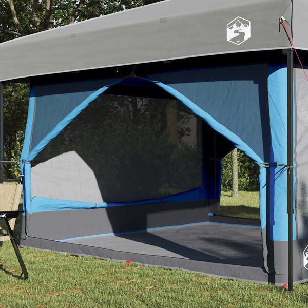 vidaXL Inner Tent with Roof Blue and Grey 300 x 300x 250 cm