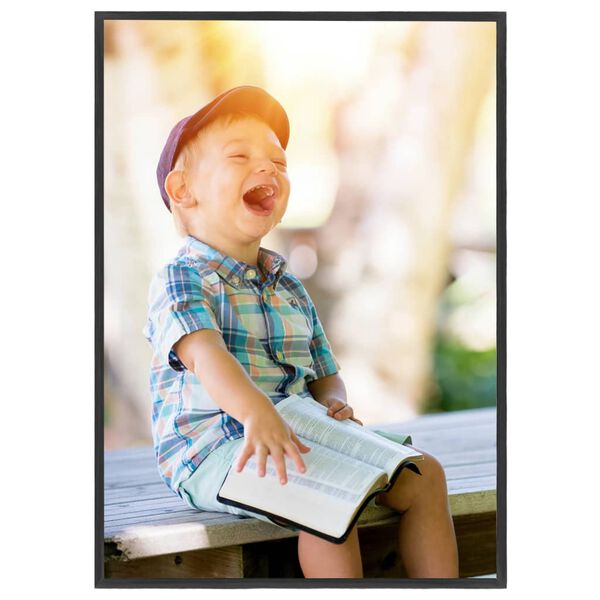 vidaXL Photo Frames Collage 3 pcs for Table Black 18x24 cm MDF