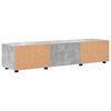vidaXL Wooden Cabinet Concrete Grey 150 x 39 x 30 cm Engineered Wood