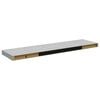 vidaXL Floating Wall Shelf Concrete Grey 90x23.5x3.8 cm MDF