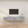 vidaXL Wall-mounted TV Cabinets 3 pcs Concrete Grey 80x34.5x40 cm